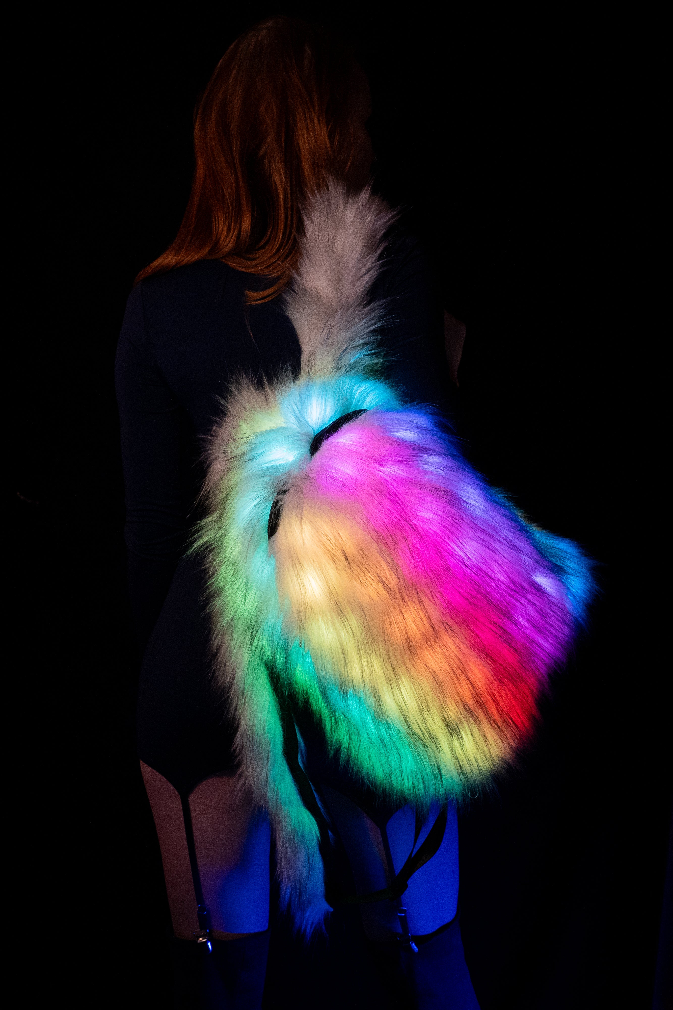 NebuLux Fur Backpack