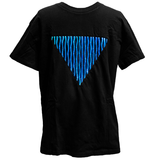 animated t-shirt with light-up inverted triangle